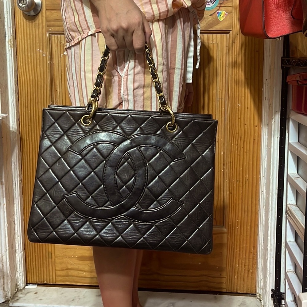 Chanel times less GHW Vintage tote